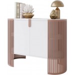 Μπουφές Fikoli II-Χάλκινο-Λευκό