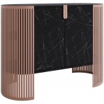 Μπουφές Fikoli II-Μαύρο Μάρμαρο - Χάλκινο