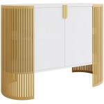 Μπουφές Fikoli III-Λευκό - Χρυσό