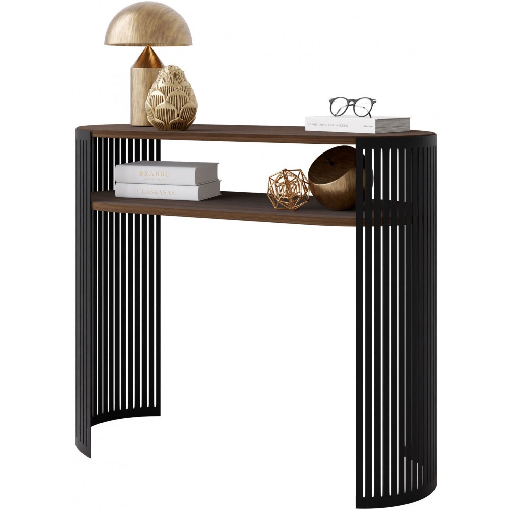 Κονσόλα Fikoli-Μαύρο - Καφέ