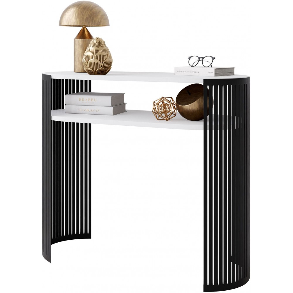 Κονσόλα Fikoli-Μαύρο - Λευκό