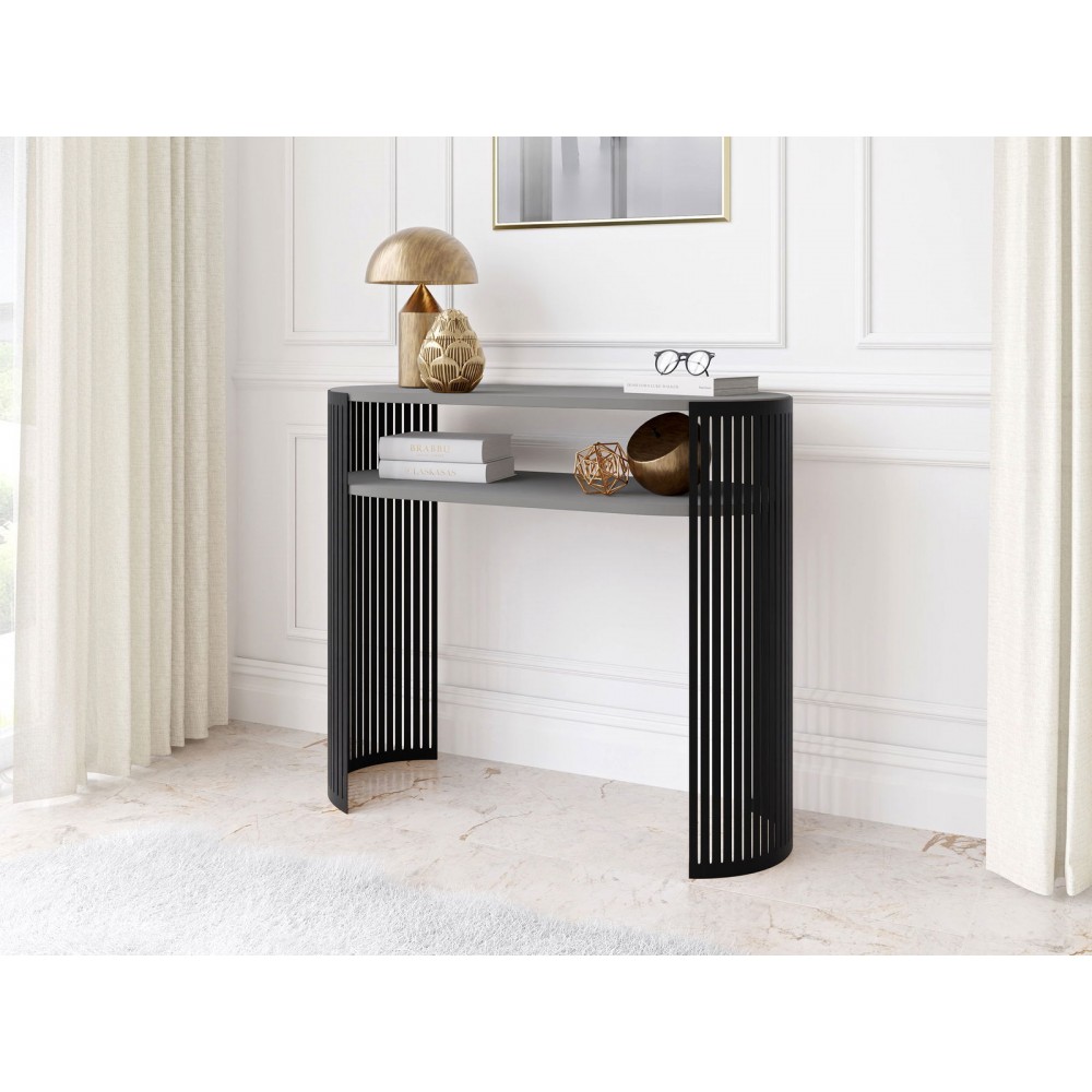 Κονσόλα Fikoli-Γκρι - Μαύρο