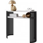 Κονσόλα Fikoli-Λευκό Μάρμαρο - Μαύρο