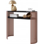 Κονσόλα Fikoli II-Μαύρο Μάρμαρο - Χάλκινο