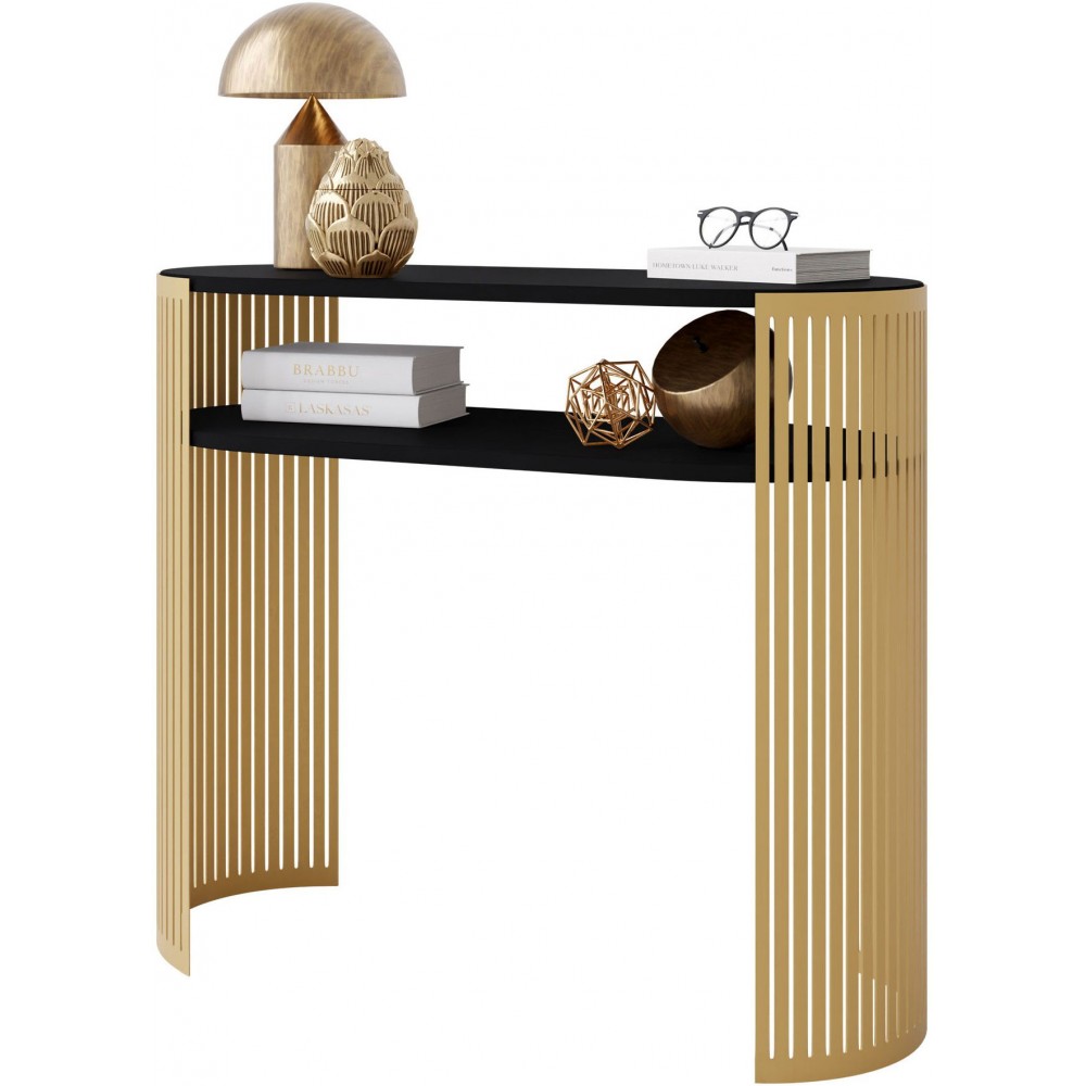 Κονσόλα Fikoli-Μαύρο - Χρυσό
