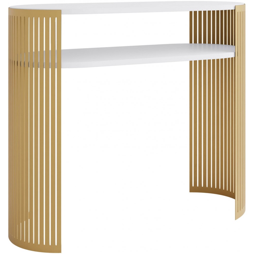 Κονσόλα Fikoli-Λευκό - Χρυσό