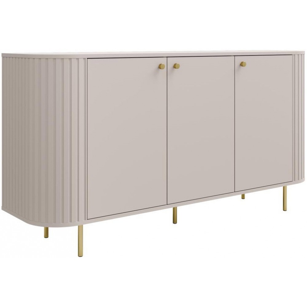 Μπουφές Ovelia 3D-Μπεζ 164.6x42.3x85.4