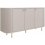 Μπουφές Ovelia 3D-Μπεζ 164.6x42.3x85.4