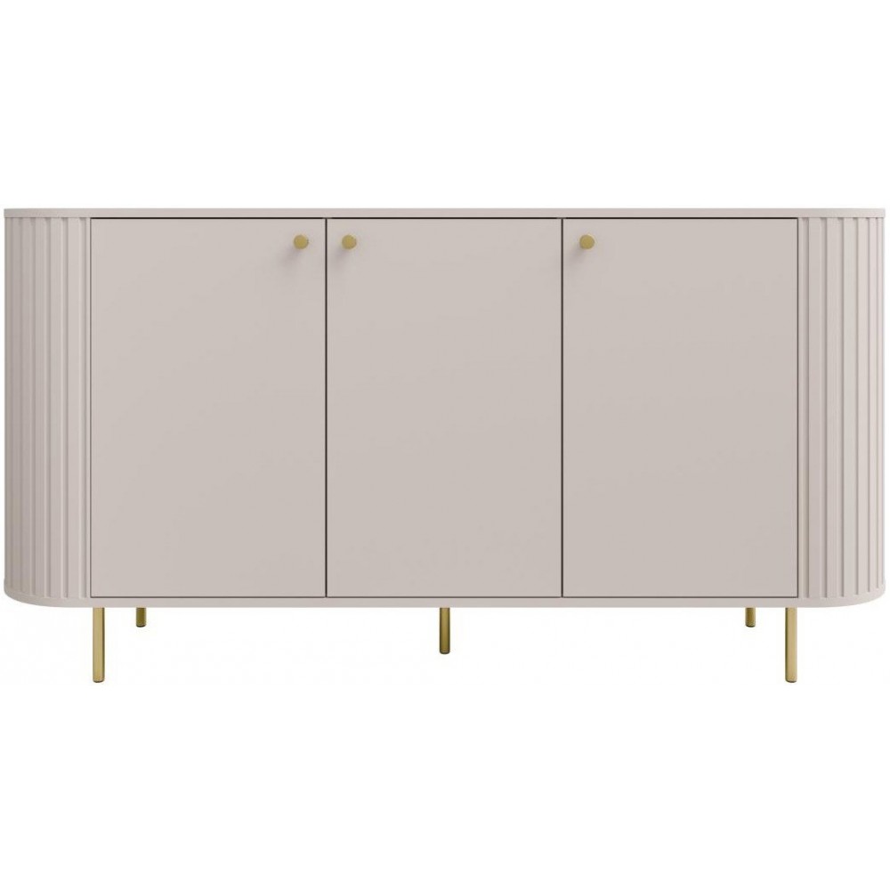 Μπουφές Ovelia 3D-Μπεζ 164.6x42.3x85.4