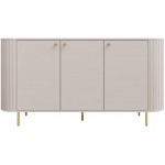 Μπουφές Ovelia 3D-Μπεζ 164.6x42.3x85.4
