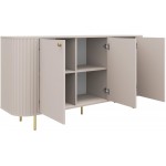 Μπουφές Ovelia 3D-Μπεζ 164.6x42.3x85.4
