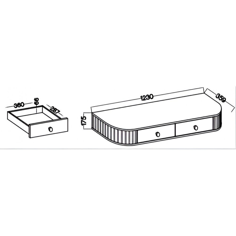 Κονσόλα Ovelia -Φυσικό