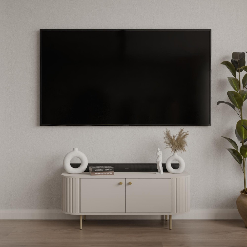 Έπιπλο Τηλεόρασης Ovelia 2D-Μπεζ