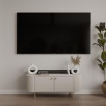 Έπιπλο Τηλεόρασης Ovelia 2D-Μπεζ