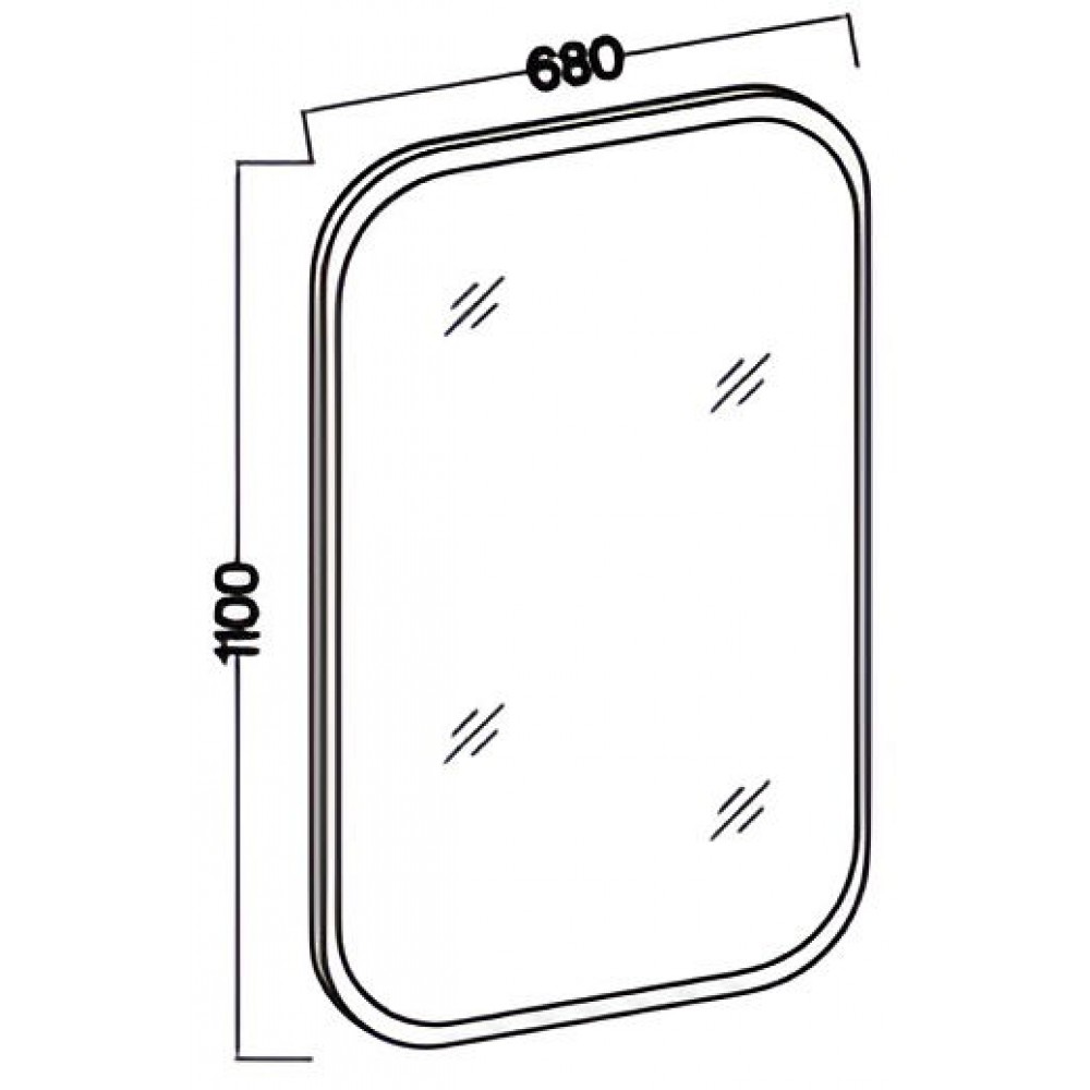 Καθρέπτης Ovelia II-Μπεζ