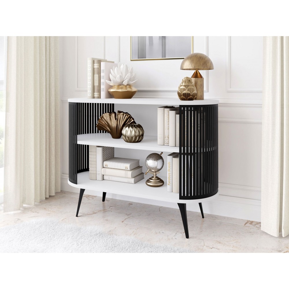 Μπουφές Roenni-Λευκό - Μαύρο