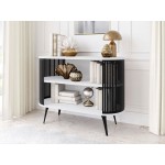 Μπουφές Roenni-Λευκό - Μαύρο