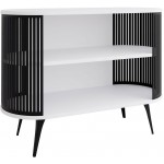 Μπουφές Roenni-Λευκό - Μαύρο