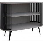 Μπουφές Roenni-Μαύρο - Γκρι