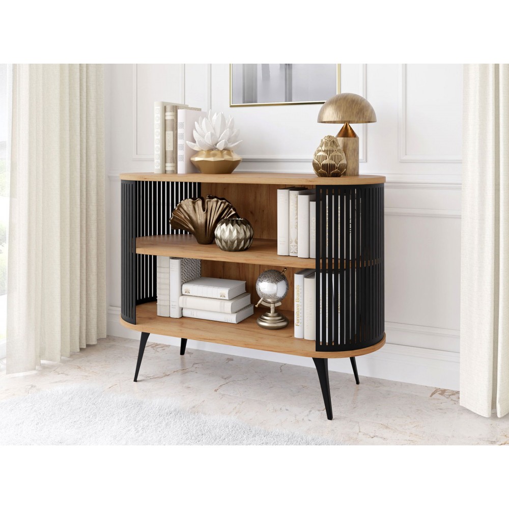 Μπουφές Roenni-Μαύρο - Φυσικό