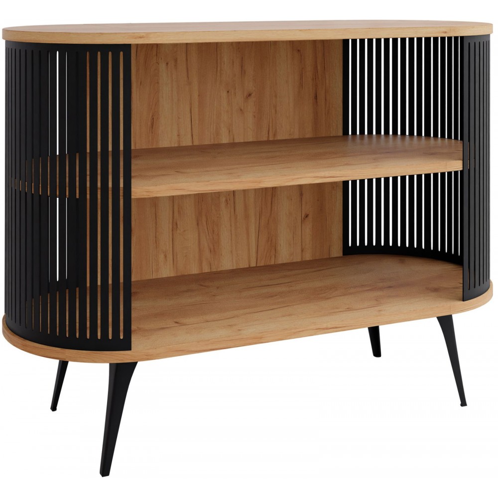 Μπουφές Roenni-Μαύρο - Φυσικό