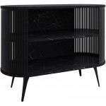 Μπουφές Roenni-Μαύρο Μάρμαρο - Μαύρο