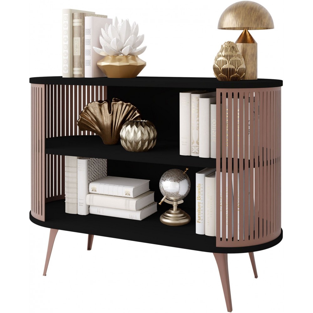 Μπουφές Roenni-Μαύρο - Χάλκινο