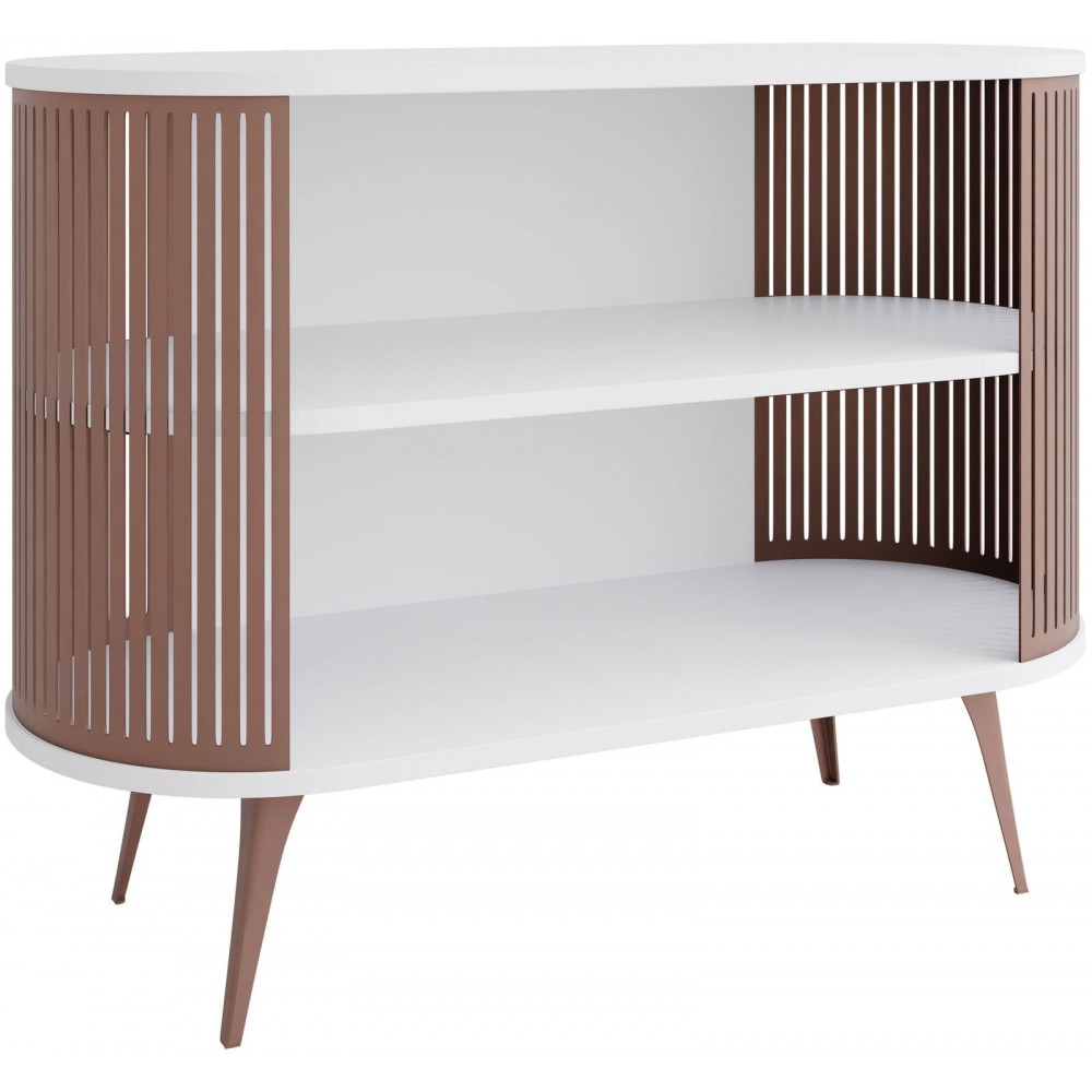 Μπουφές Roenni-Χάλκινο-Λευκό