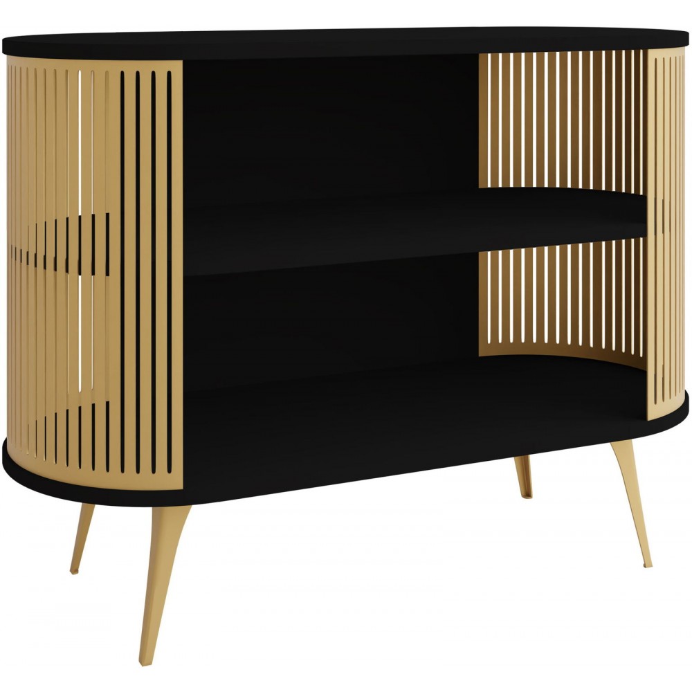 Μπουφές Roenni-Μαύρο - Χρυσό