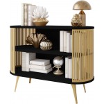 Μπουφές Roenni-Μαύρο - Χρυσό