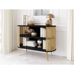 Μπουφές Roenni-Μαύρο Μάρμαρο - Χρυσό