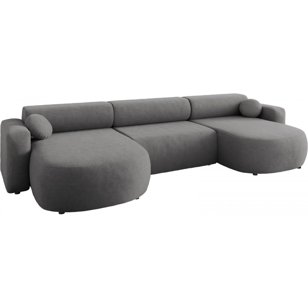 Γωνιακός καναπές Nicelo U-Γκρι