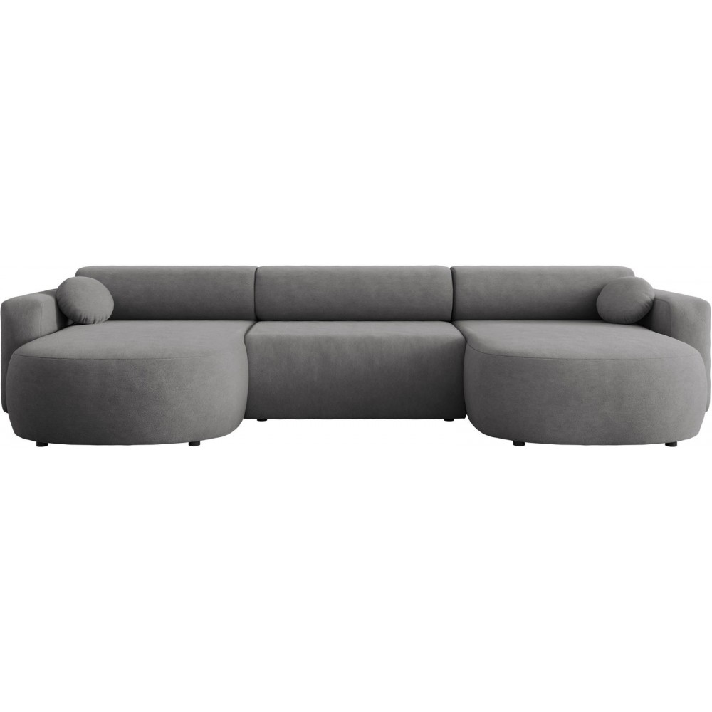 Γωνιακός καναπές Nicelo U-Γκρι