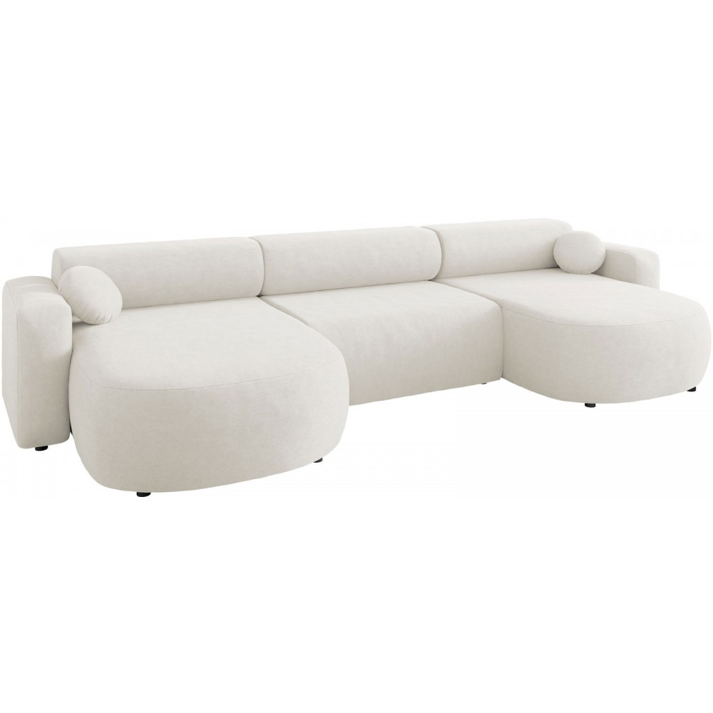 Γωνιακός καναπές Nicelo U-Εκρού