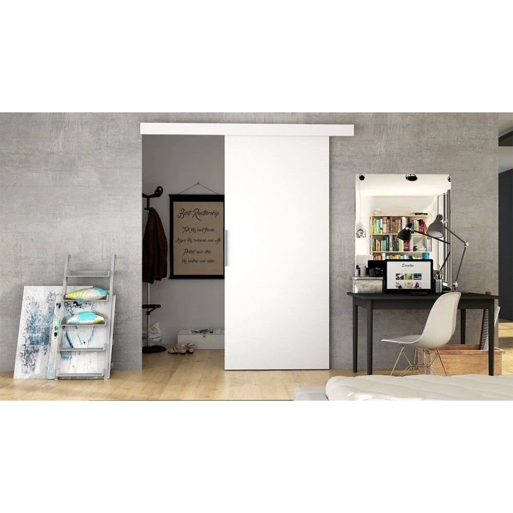 Συρόμενη πόρτα Leo-Λευκό