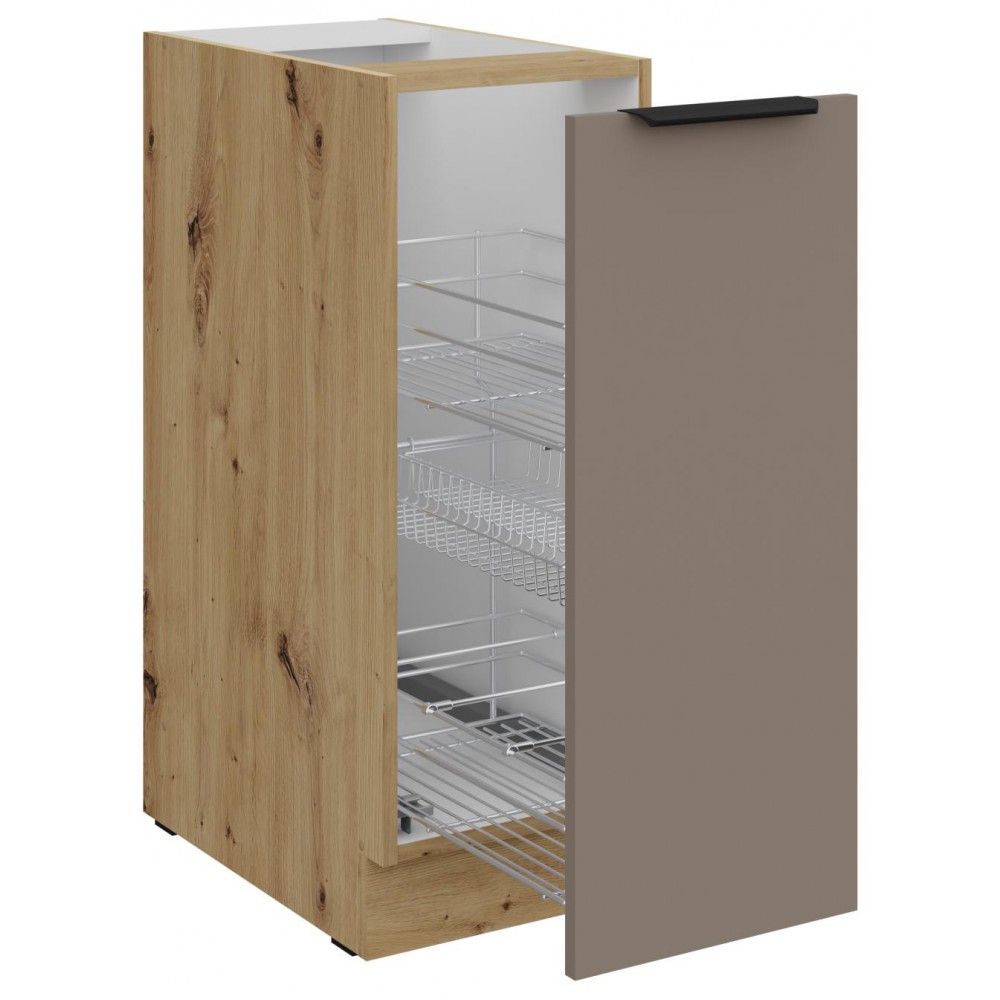 Επιδαπέδιο ντουλάπι με καλάθι Arianna 30 D CARGO BB-Γκρέζ 30x52x82