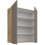 Κρεμαστό ντουλάπι Arianna 80 G-90 2F Γκρέζ 80x31x90