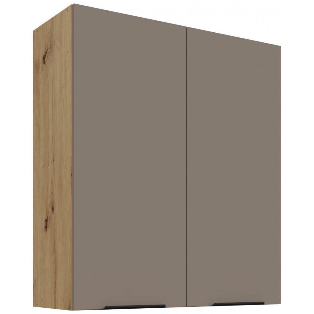 Κρεμαστό ντουλάπι Arianna 80 G-90 2F Γκρέζ 80x31x90