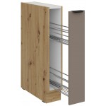 Επιδαπέδιο ντουλάπι με καλάθι Arianna 15 D CARGO BB-Γκρέζ 15x52x82