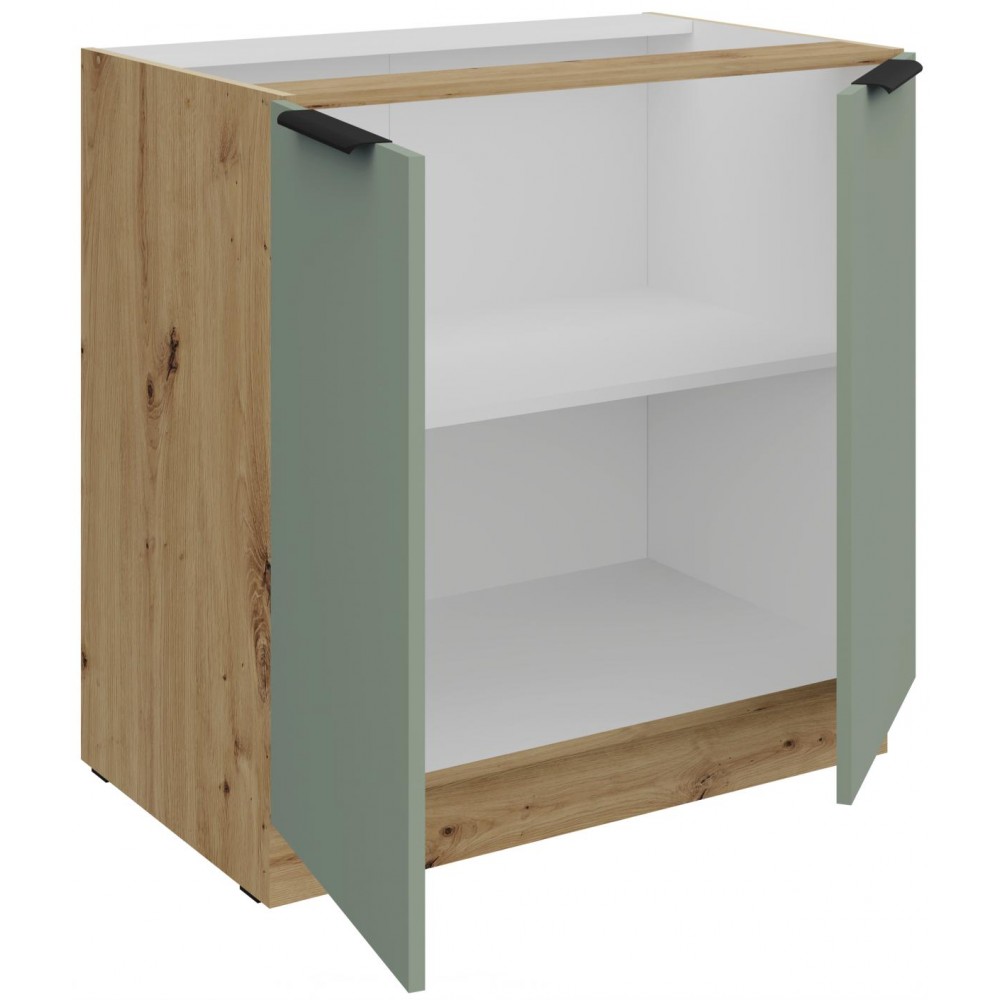 Επιδαπέδιο ντουλάπι Arianna 80 D 2F BB-Φυστικί