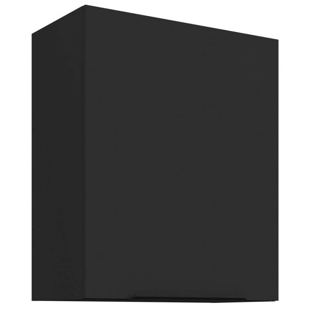 Κρεμαστό ντουλάπι Arianna 60 G 72 1F-Μαύρο 60x31x71.5
