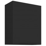 Κρεμαστό ντουλάπι Arianna 60 G 72 1F-Μαύρο 60x31x71.5
