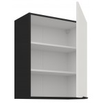 Κρεμαστό ντουλάπι Arianna 60 G 72 1F-Λευκό 60x31x71.5