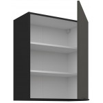 Κρεμαστό ντουλάπι Arianna 60 G 72 1F-Γκρι