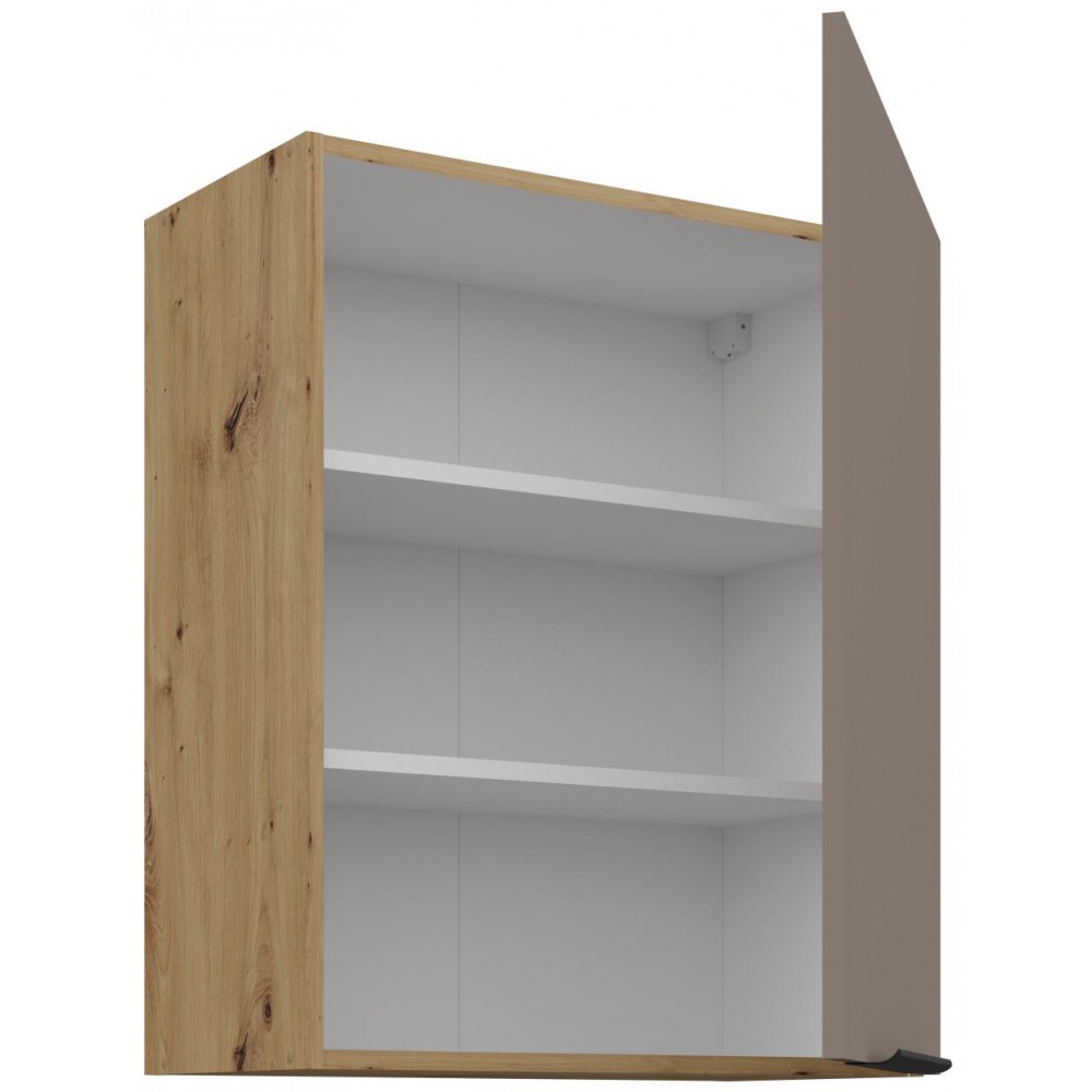 Κρεμαστό ντουλάπι Arianna 60 G 72 1F-Γκρέζ 60x31x71.5
