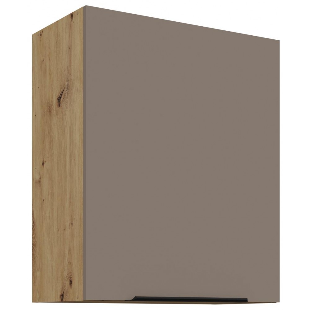 Κρεμαστό ντουλάπι Arianna 60 G 72 1F-Γκρέζ 60x31x71.5