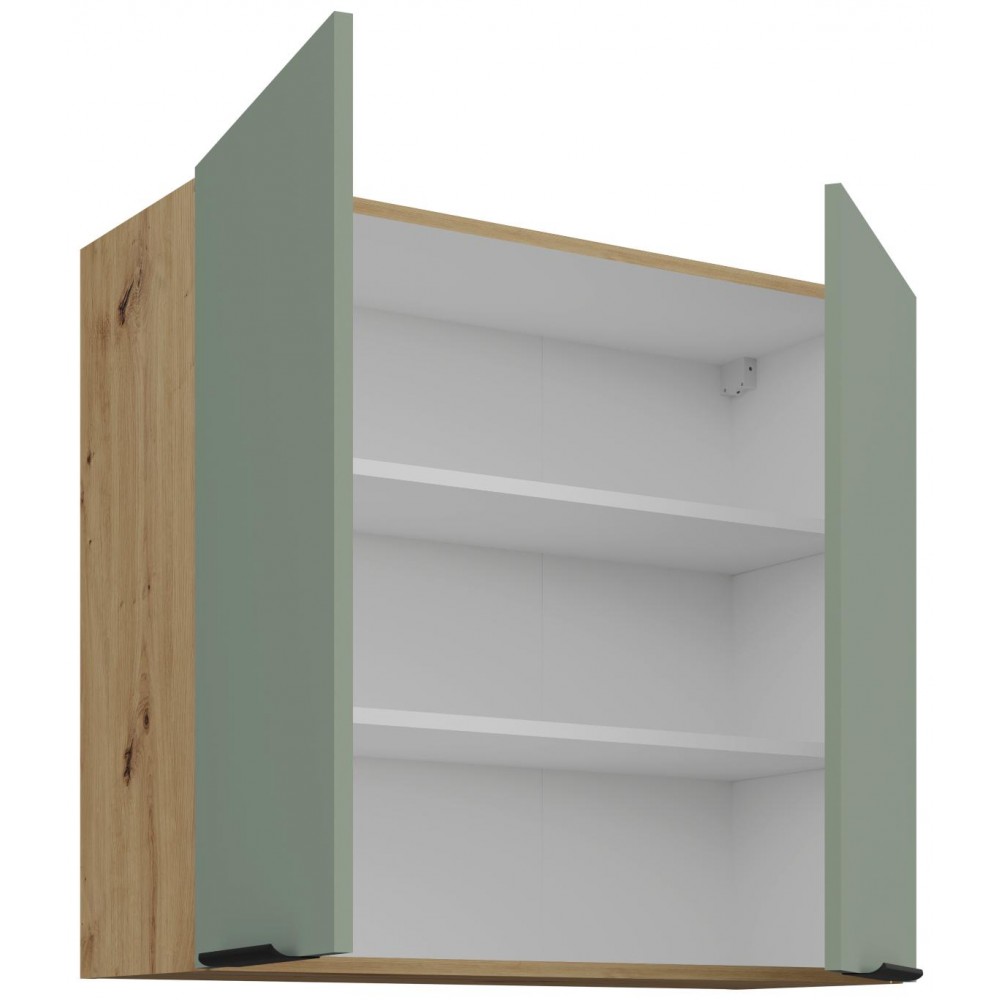 Κρεμαστό ντουλάπι Arianna 80 G 72 2F-Φυστικί