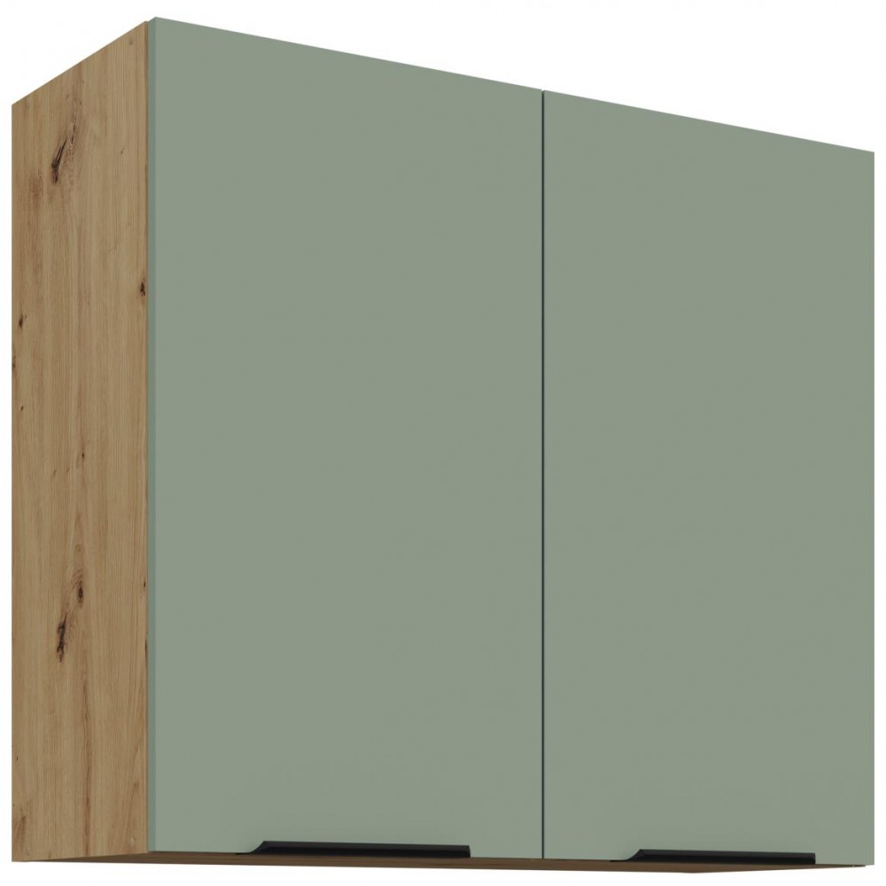 Κρεμαστό ντουλάπι Arianna 80 G 72 2F-Φυστικί