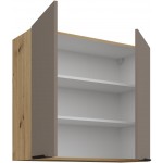 Κρεμαστό ντουλάπι Arianna 80 G 72 2F-Γκρέζ 80x31x71.5