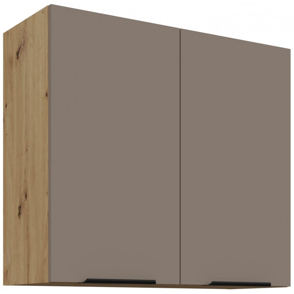 Κρεμαστό ντουλάπι Arianna 80 G 72 2F-Γκρέζ 80x31x71.5